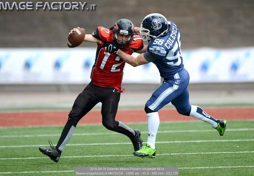 2015-04-18 Seamen Milano-Pioners Hospitalet (37-14)